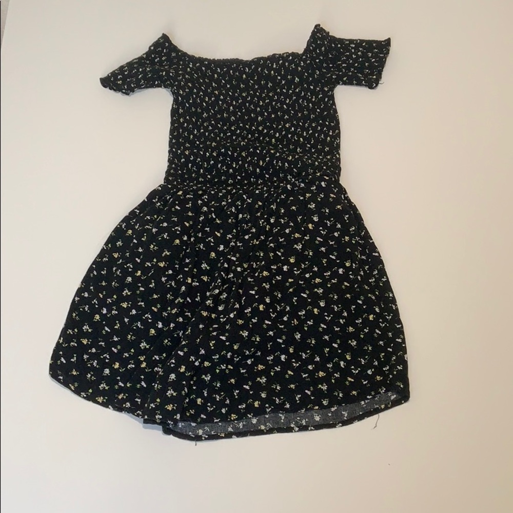 black off the shoulder romper.